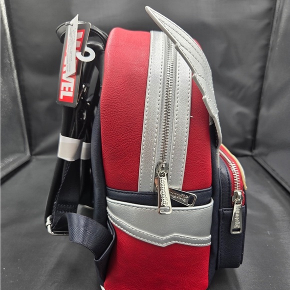 Loungefly Marvel Thor Backpack - Black, Red, Silver, Gold main image 5